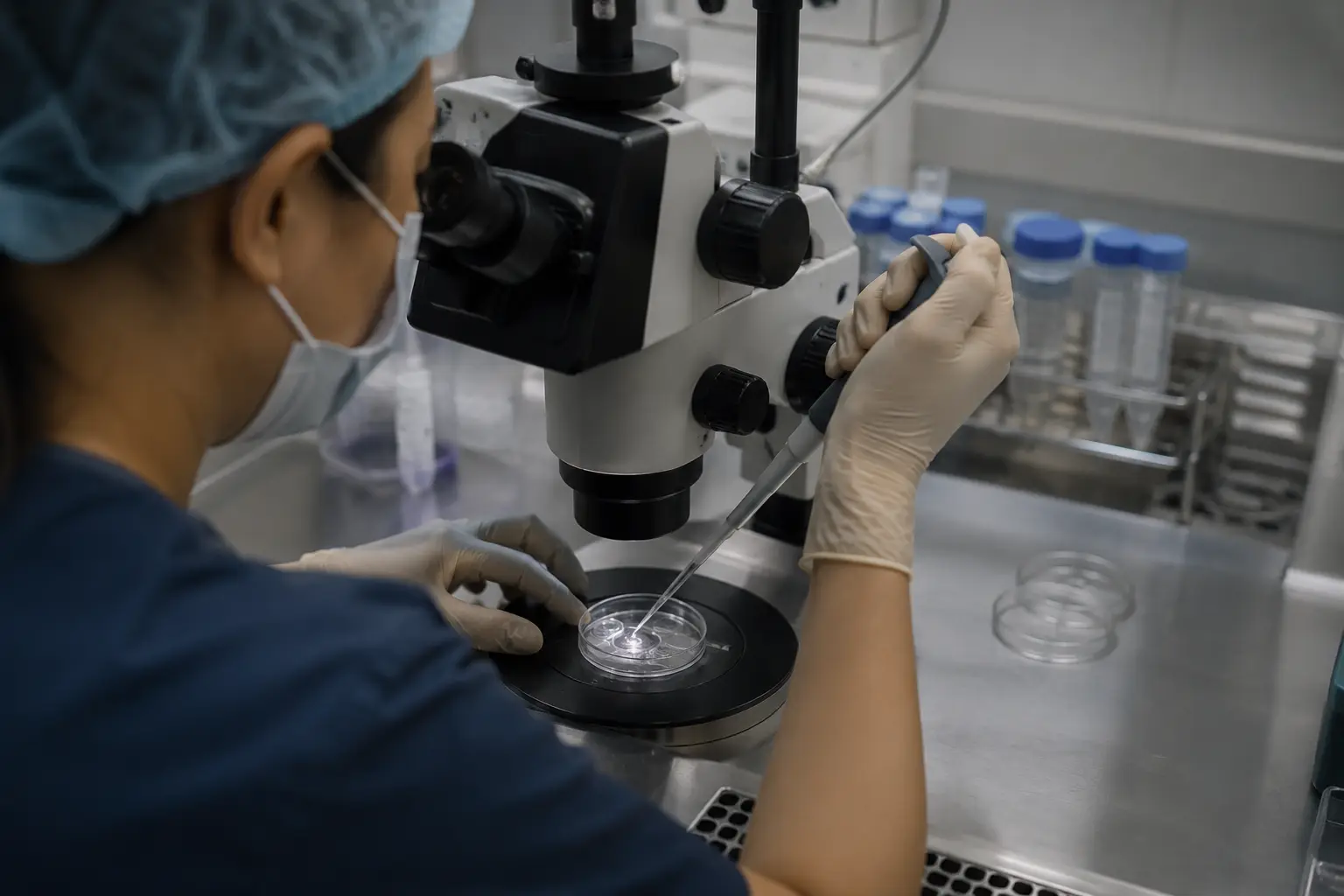Andrology laboratory workstation
