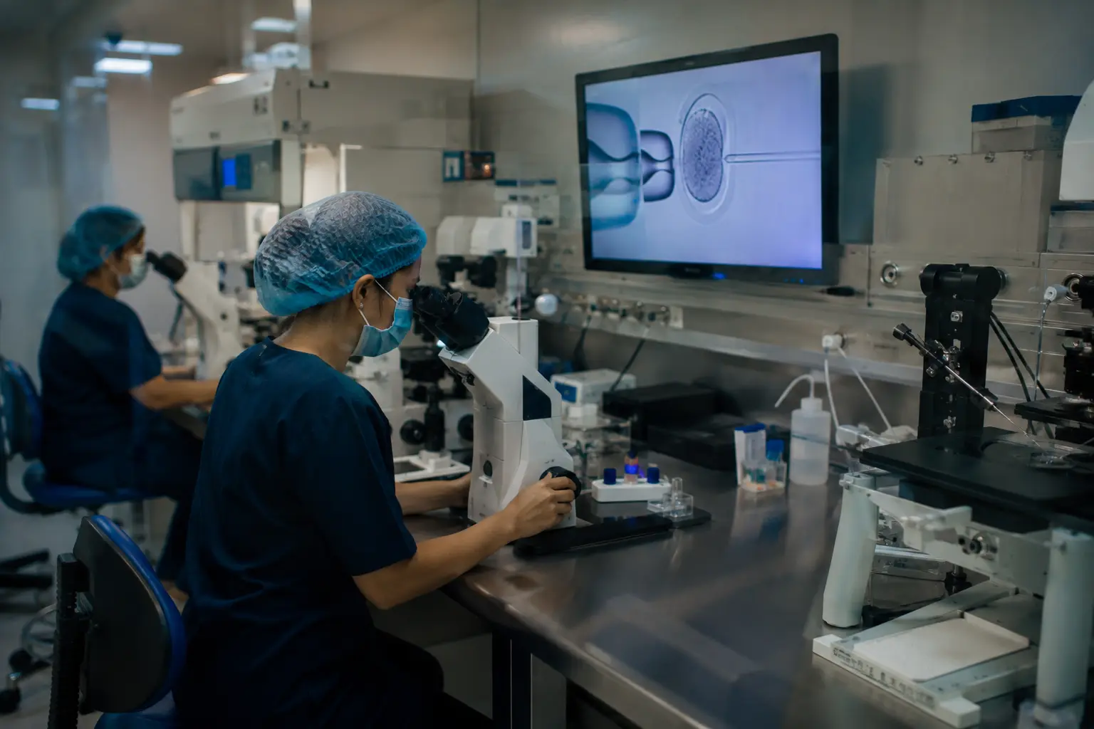 Embryology laboratory interior